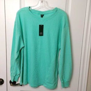 Green Wild Fable Long Sleeve Thermal shirt aqua green Medium
